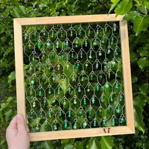 ☀️Sun & Leaf 🍃 Chicken Wire Suncatcher